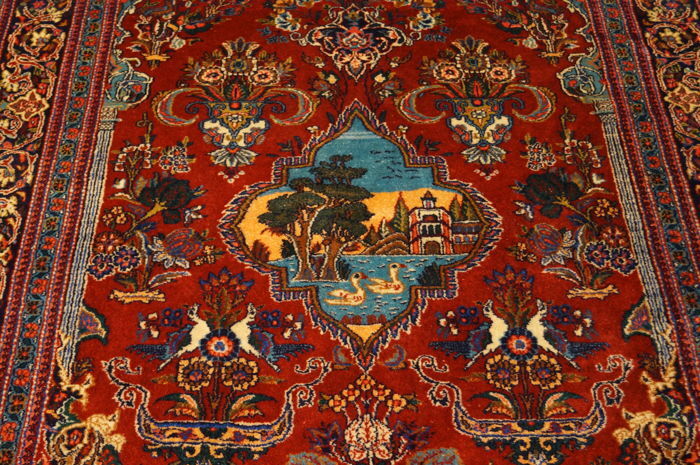 Iran original kashan rug 141x206cm