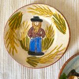 Decorative terracotta plates, Brittany