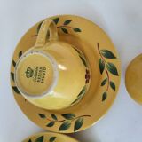 Swedish tea service Christineholm 1970s yellow