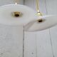 Duo de suspensions en opaline blanche