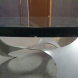 "Propeller" coffee table designed by Knut Hesterberg, Ronald Schmitt edition