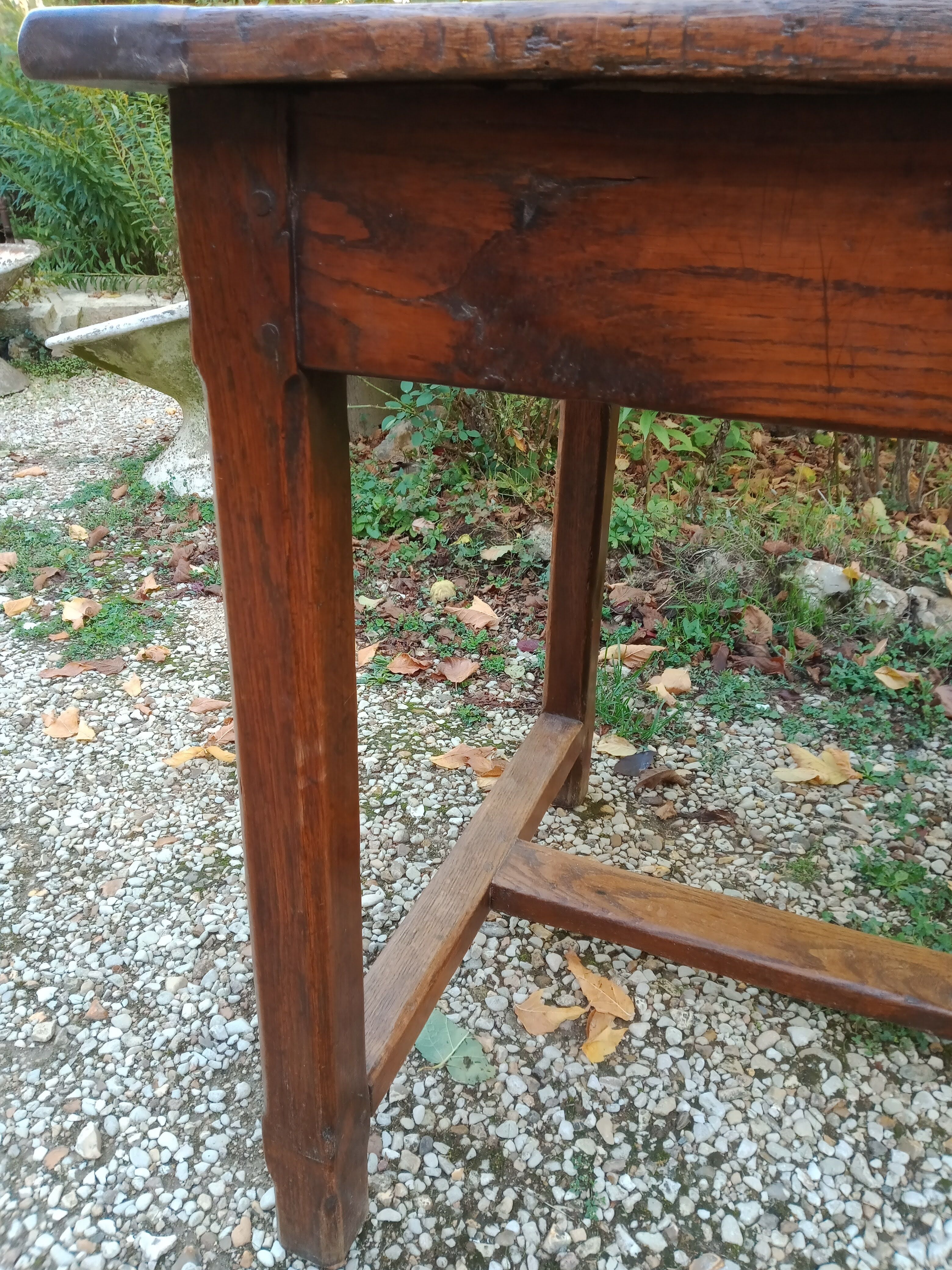 Old oak farmhouse table