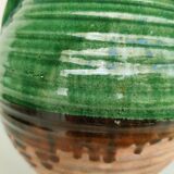 Carafe en grès vert