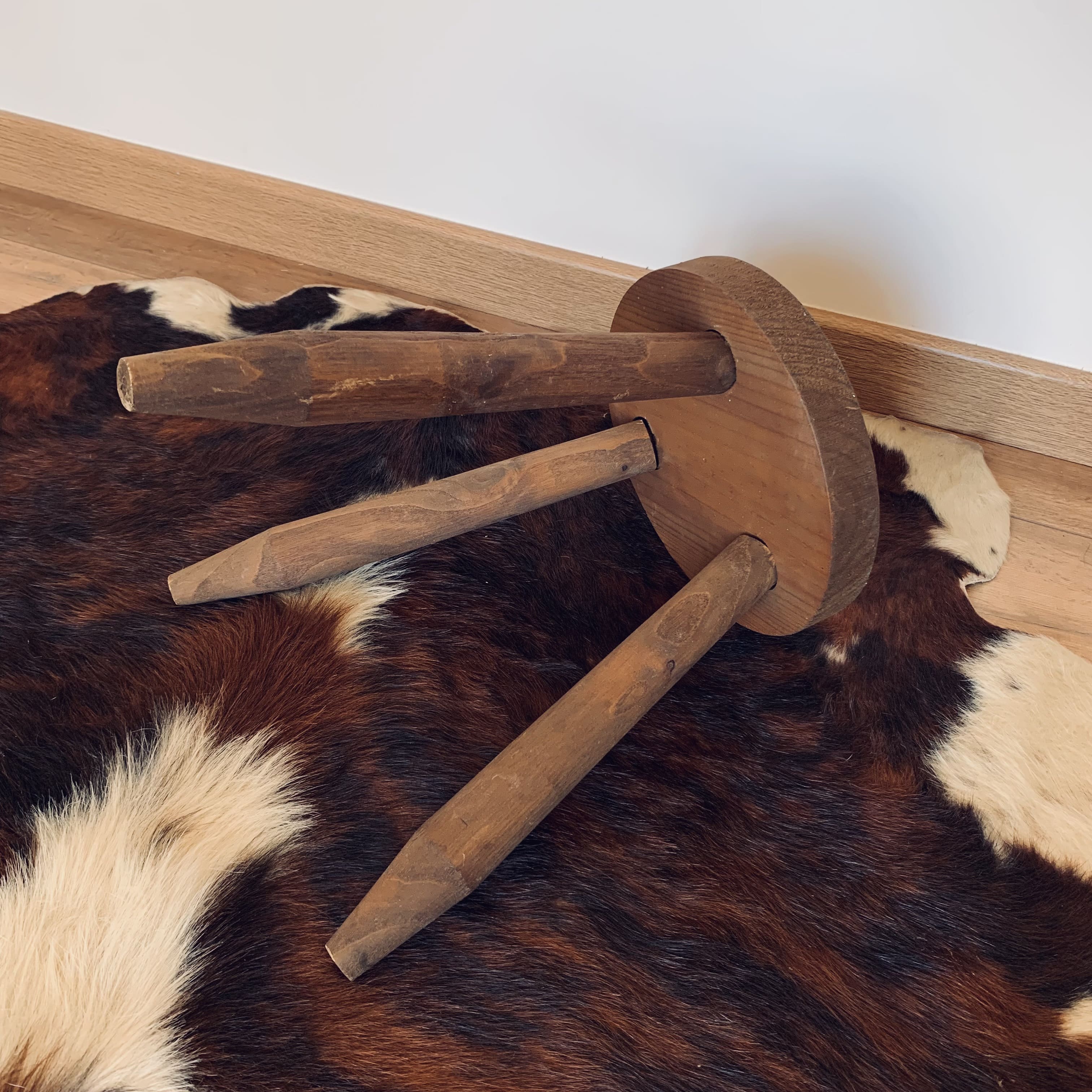 Vintage tripod stool