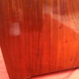 Cardboard maker forming mahogany writing