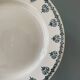 Set of 10 plates (5 flat and 5 hollow) in St Amand earthenware, Céranord