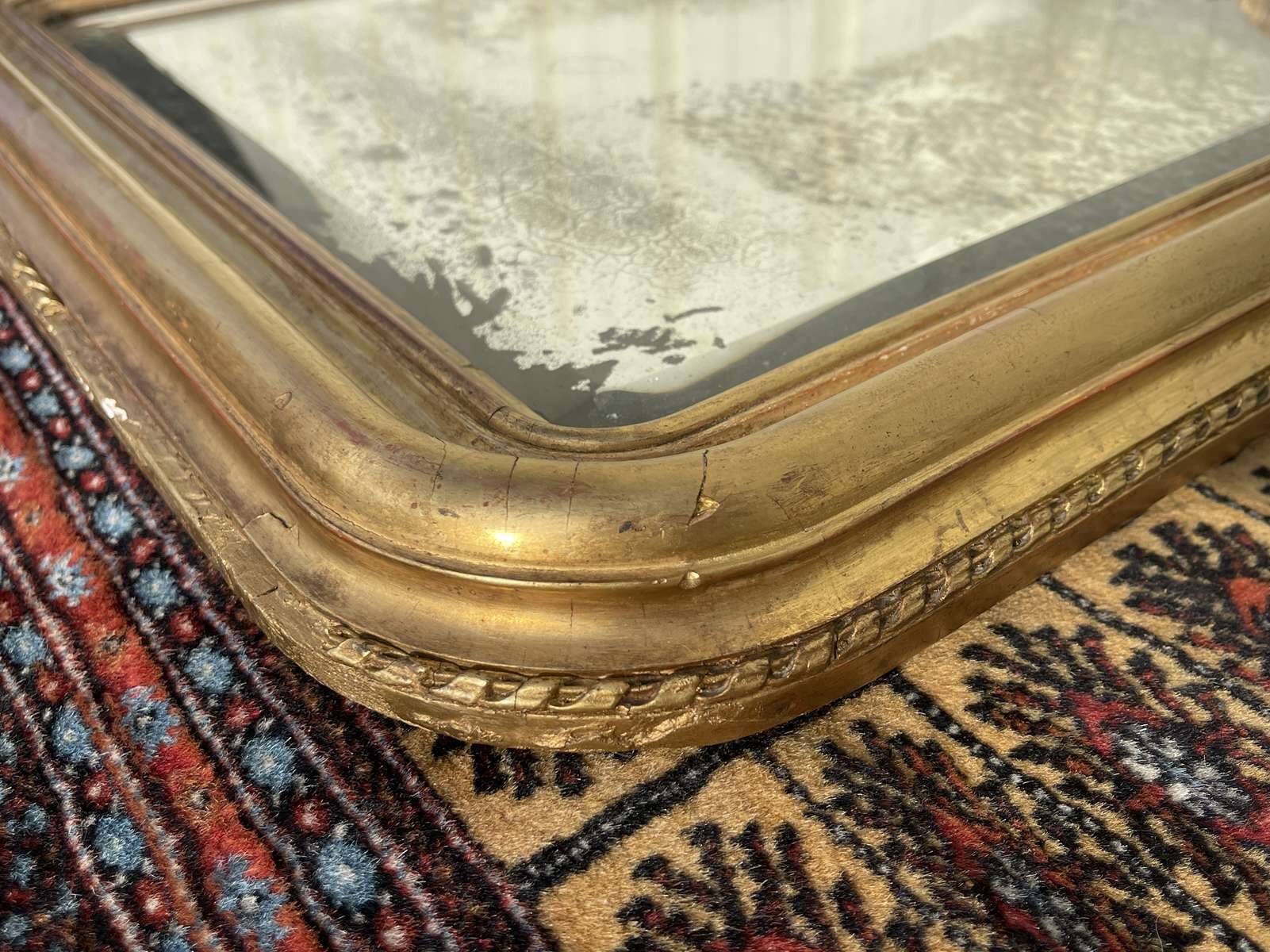 Louis XV mirror, early 19th century, restored.