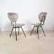 Pair of vintage shaggy chairs