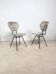 Pair of vintage shaggy chairs
