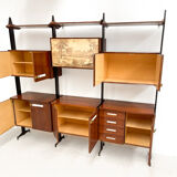 Mid centuryitalian free standing wall unit, 1960s