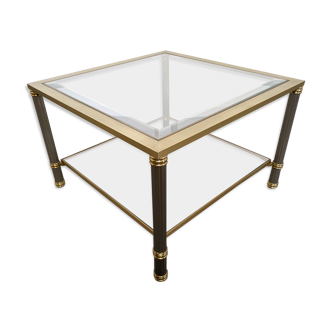 Glass and brass sofa tip from the 70s