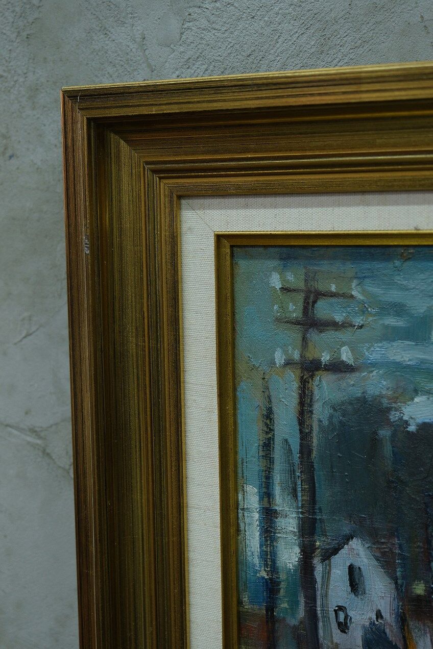 John Börén, Swedish modern landscape, 1960s, Oil painting, Framed