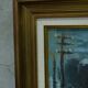 John Börén, Swedish modern landscape, 1960s, Oil painting, Framed