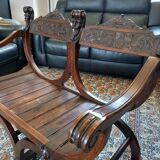 Neo-Gothic bench Dagobert style