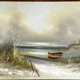 Seascape boat dunes of Sauveterre, Vendée - signature to identify, twentieth