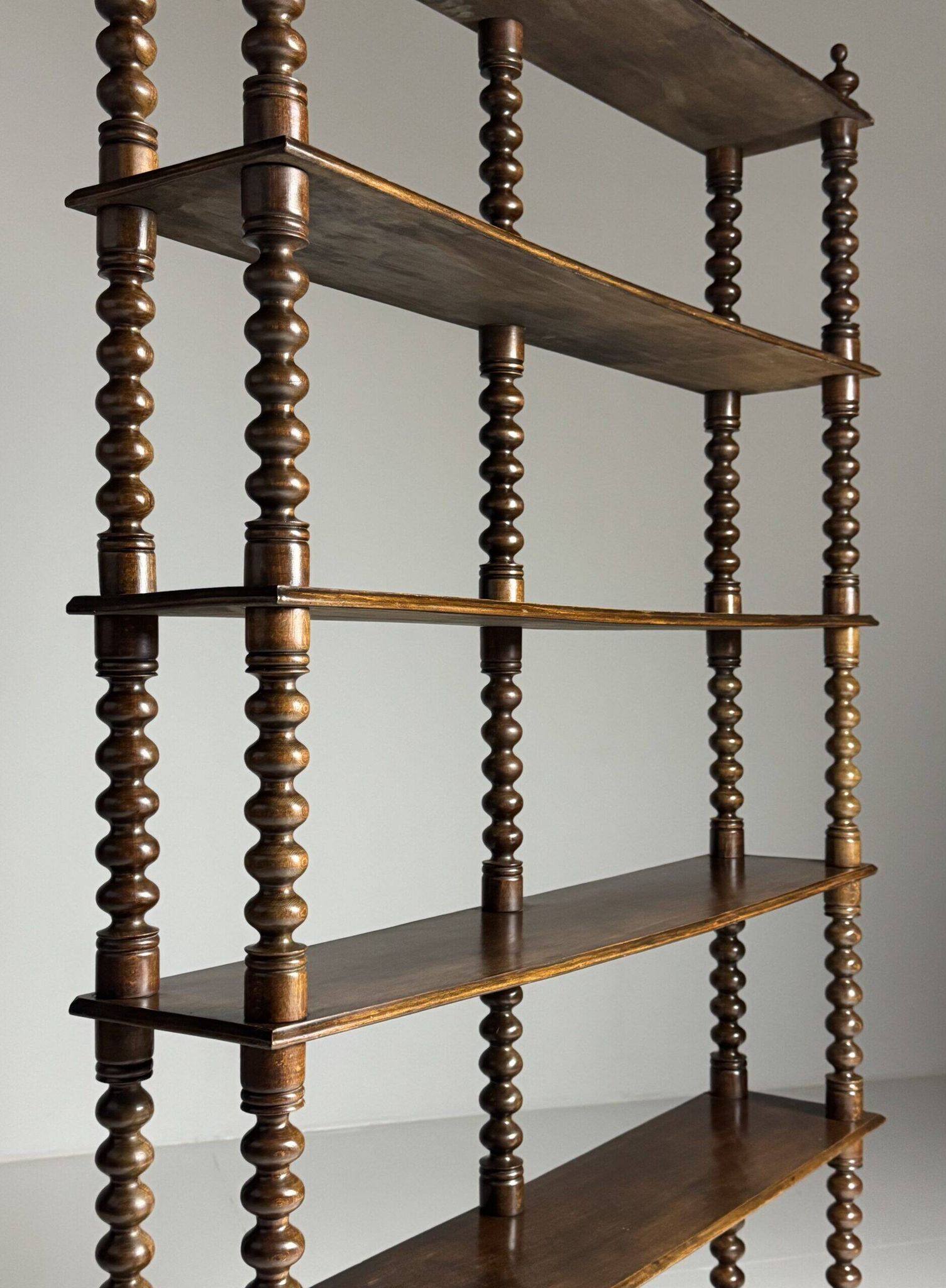 Bobbin bookcase / French antique bookshelf