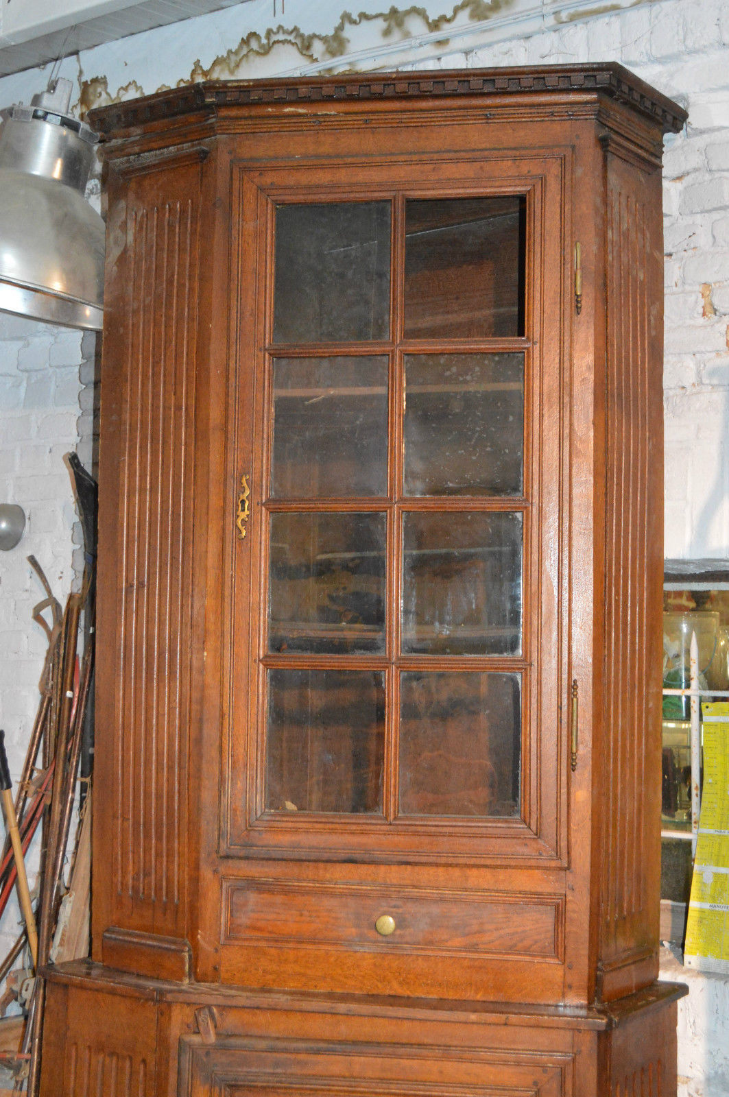 Corner unit / two-body sideboard in oak