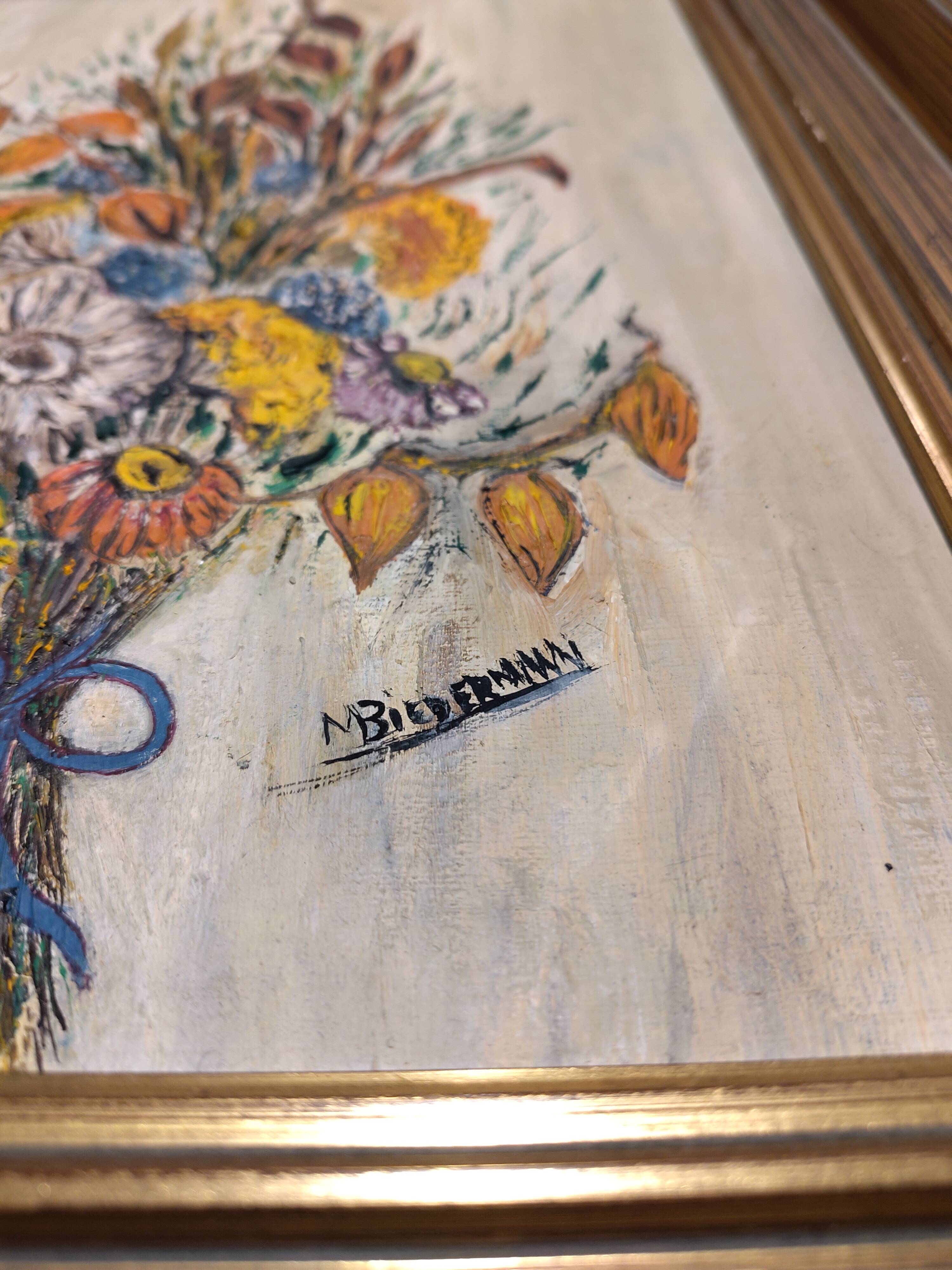 Floral bouquet – Oil painting in impasto