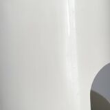 Kartell Gino Colombini white plastic umbrella stand from the 70s