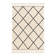 Carpet beni ourain cream with black diamonds wool