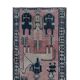 Vintage Turkish Oushak Rug Handwoven 104x320 cm