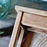 Tabouret ancien bois brut