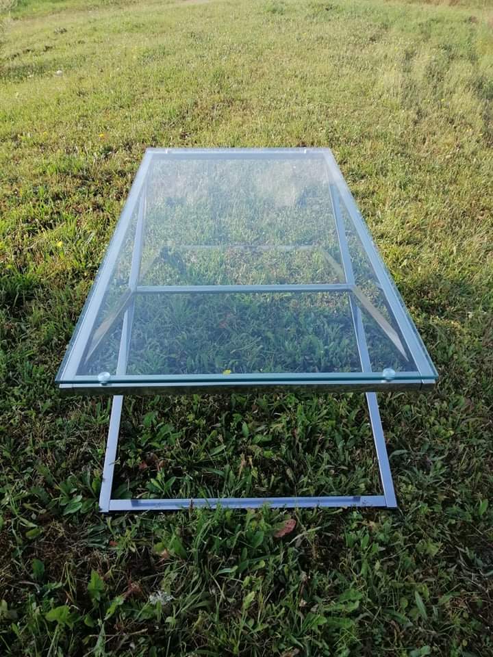 Table basse verre John Lewis alice coffee table134x h44x70