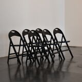 Ensemble de six chaises Thonet B751 noirs