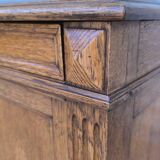 English sideboard in blond oak 1950