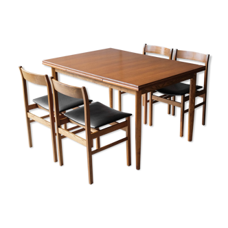 Table and 4 chairs 60