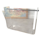 David Lange magazine rack in transparent Plexiglas