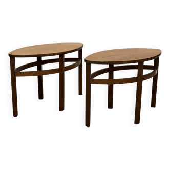 Pair of Scandinavian teak bedside tables