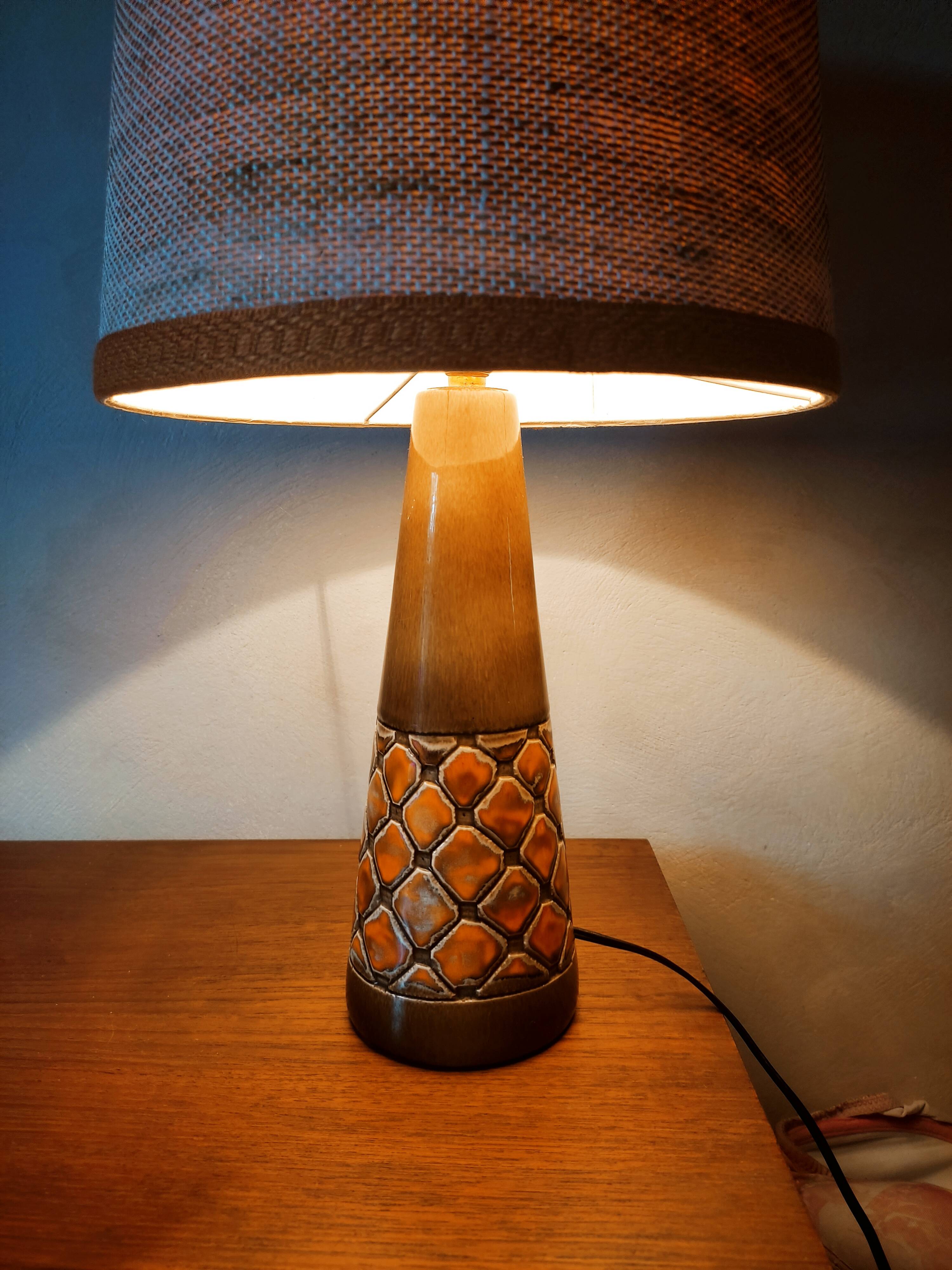 Ceramic lamp La Poterie Périgordine