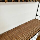 Raoul Guys rattan wall shelf 1950