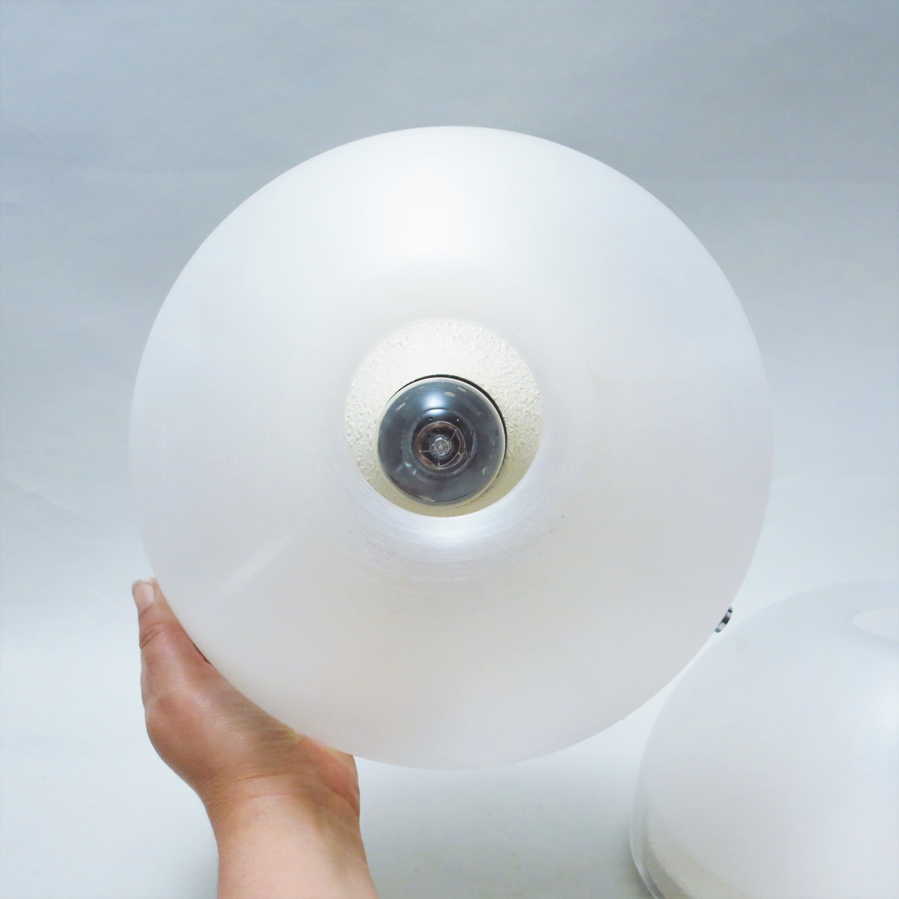 Pair of Guzzini 1960s ceiling lights