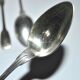 Set of 6 CHRISTOFLE Chinon coffee spoons, 14cm filet model
