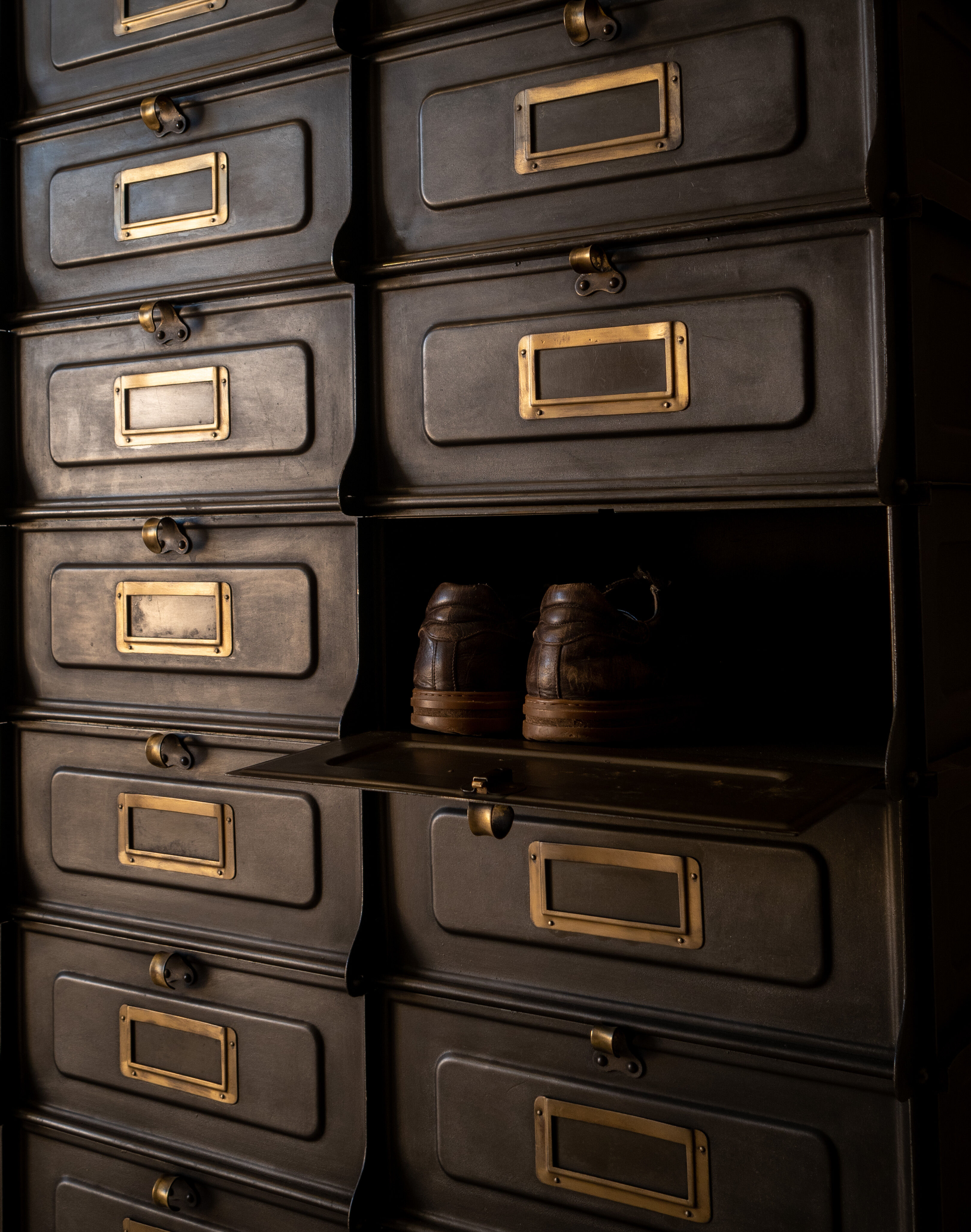 Strafor compartment cabinet, industrial design