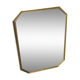 Miroir octogonal doré