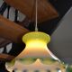 Vintage suspension in green opaline
