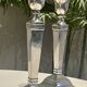 Pair of candlesticks - Silver-plated - Very good condition