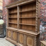 Huge oak display cabinet from the late 19th century