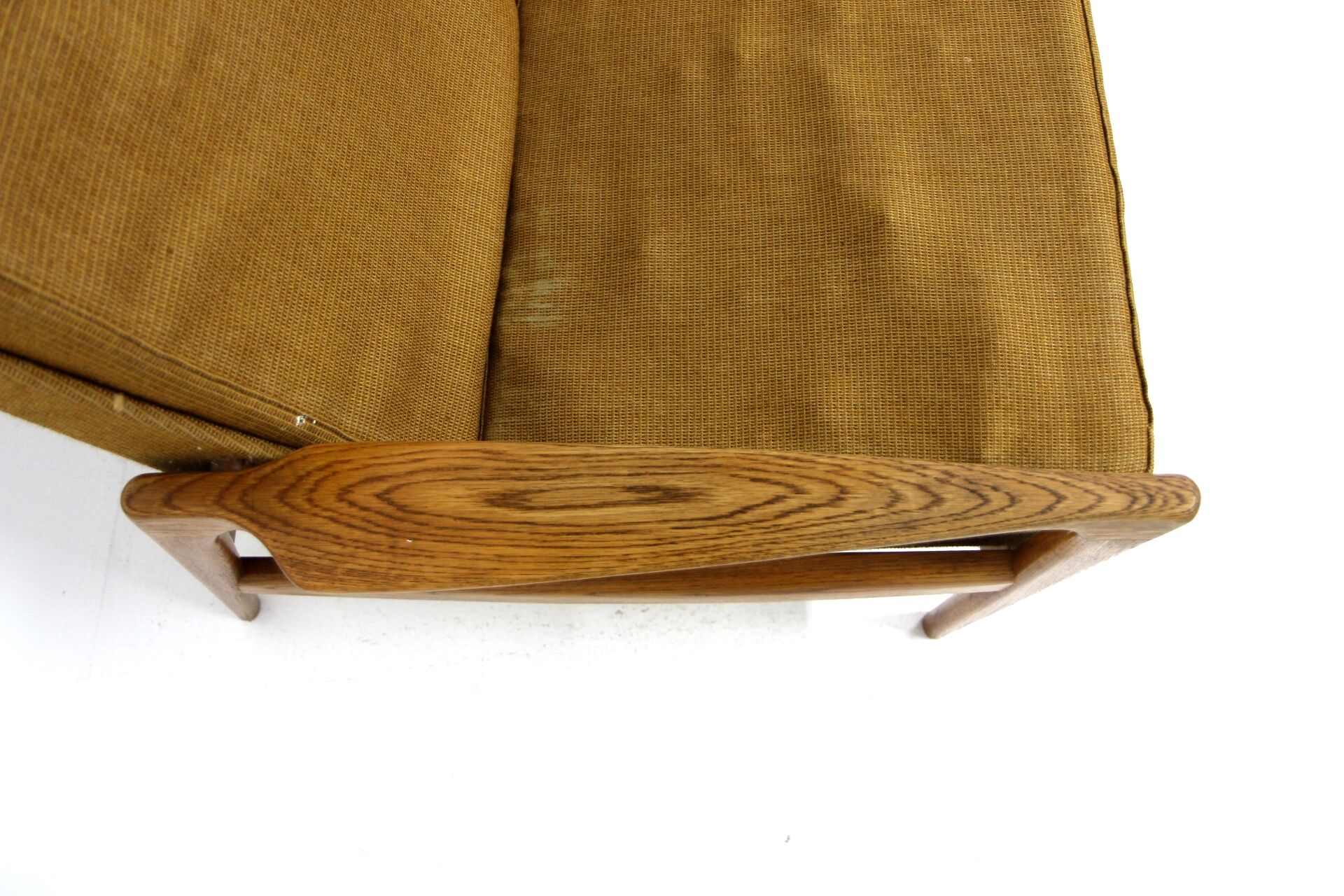 Scandinavian oak sofa, Johannes Andersen, Trensum, Sweden, 1960