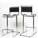 Paire de tabourets de bar vintage par Linea Veam, années 1960.
