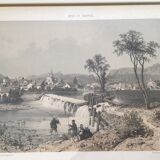 Lithographie originale Nice et Savoie