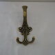 Brass hanging patere