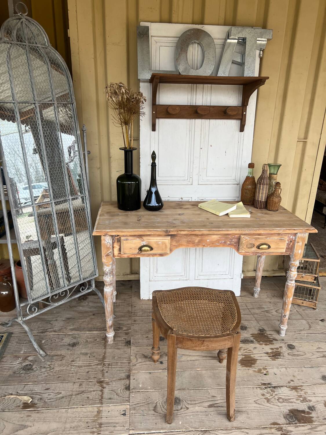 Table patinée