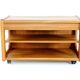 Desserte, table d'appoint vintage en teck sur roulettes, Danemark