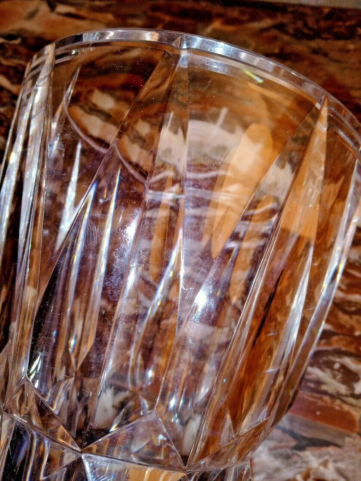 St Louis-cut crystal vase