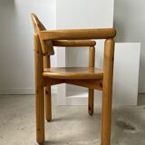 Pine armchair René Daumiller