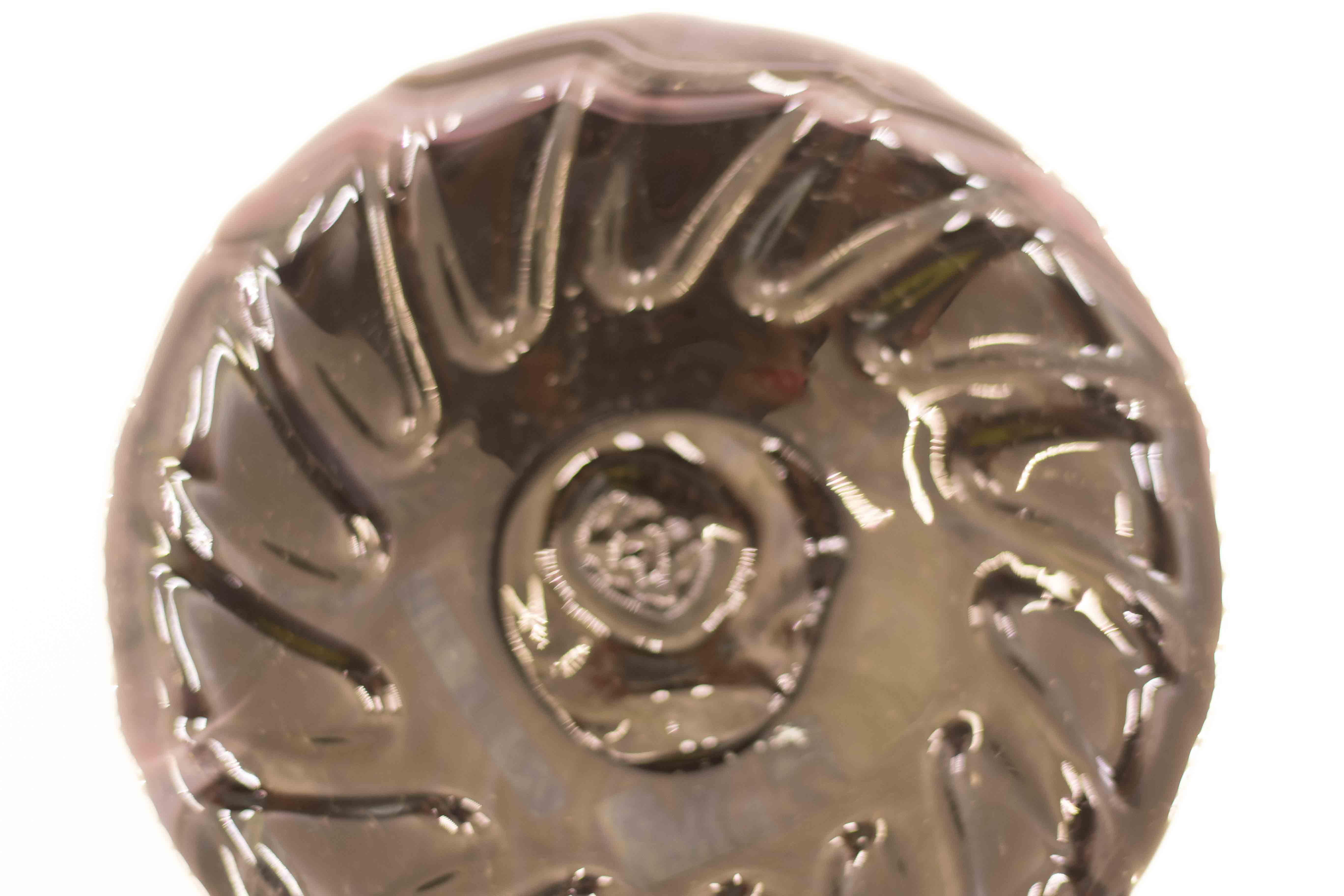 Diabolo old Moor purple flame vase